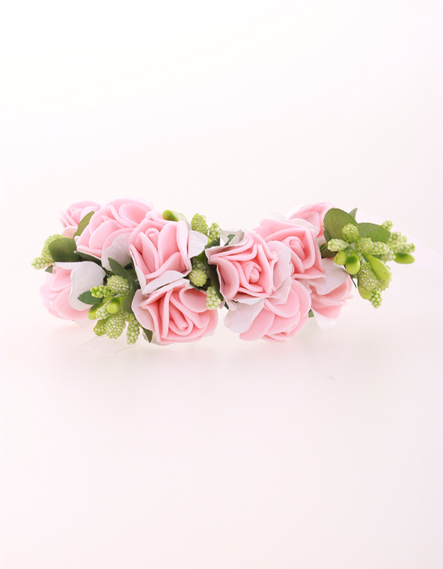 Rochelle Bridesmaid Corsage in White & Pink
